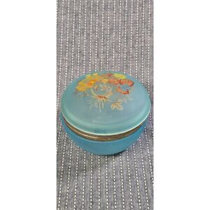 Vintage Floral Trinket or Jewelry Box